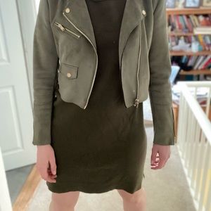 French connection dress straight cut mid length.